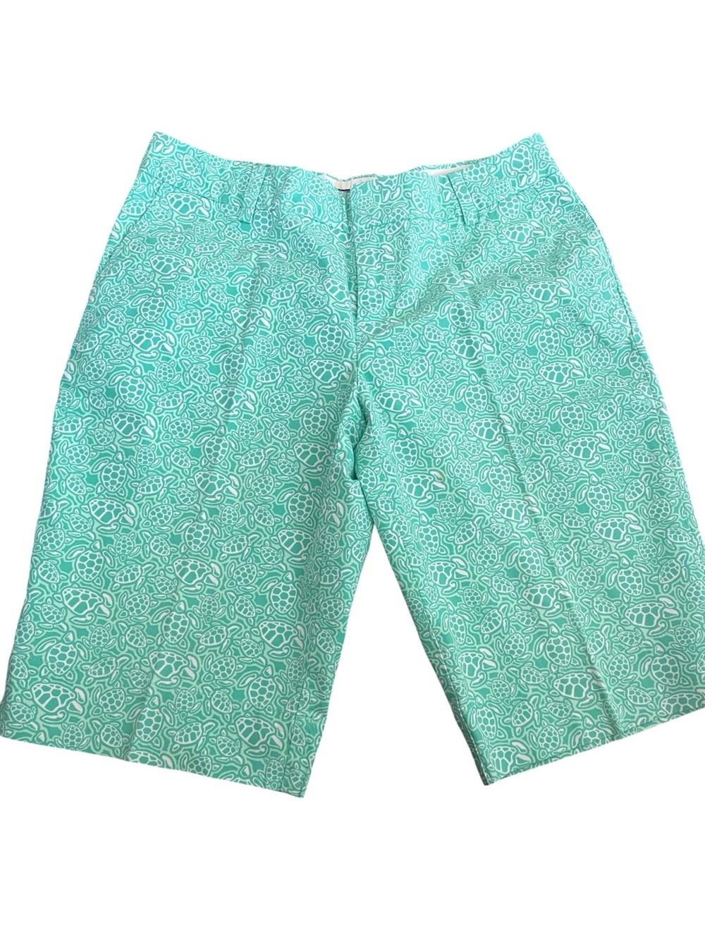 Vineyard Vines Bermuda Shorts with White Turtle Print Size 8
